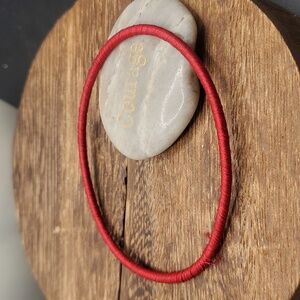 Bollywood bride‎ red spool threaded bracelet slider B3119